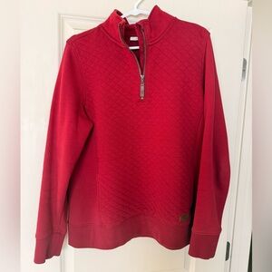 LL Bean Quarter Zip Pullover Sweatshirt